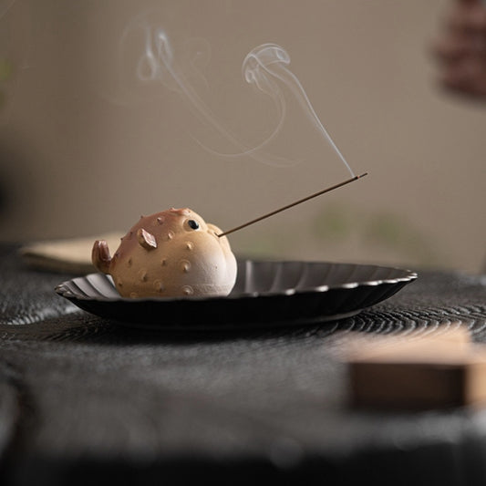 Pufferfish Tea Pet/Incense Holder