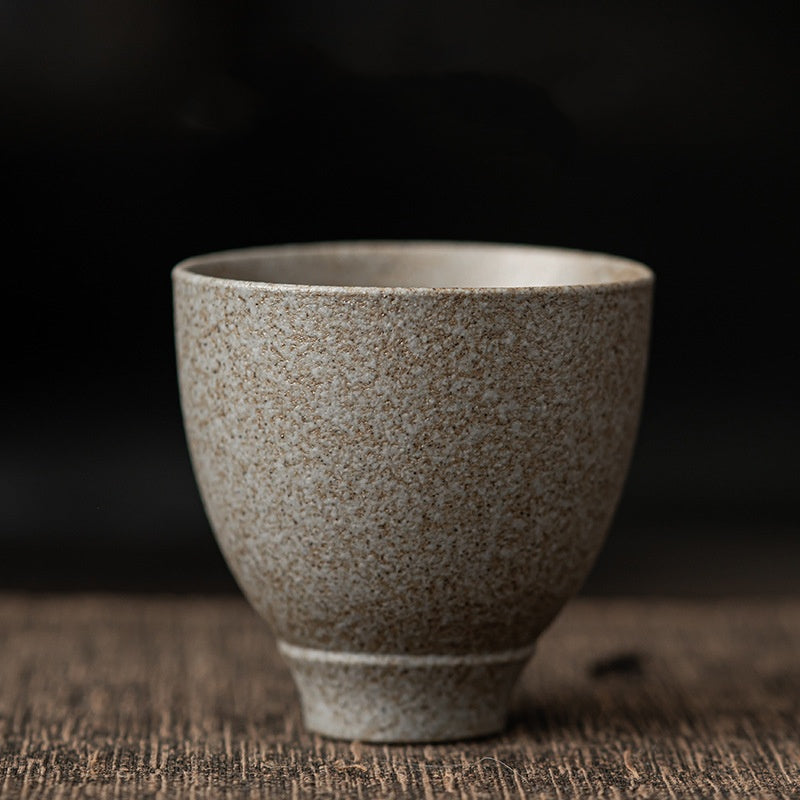 Japanese Handmade Retro Coarse Pottery Tea Cup