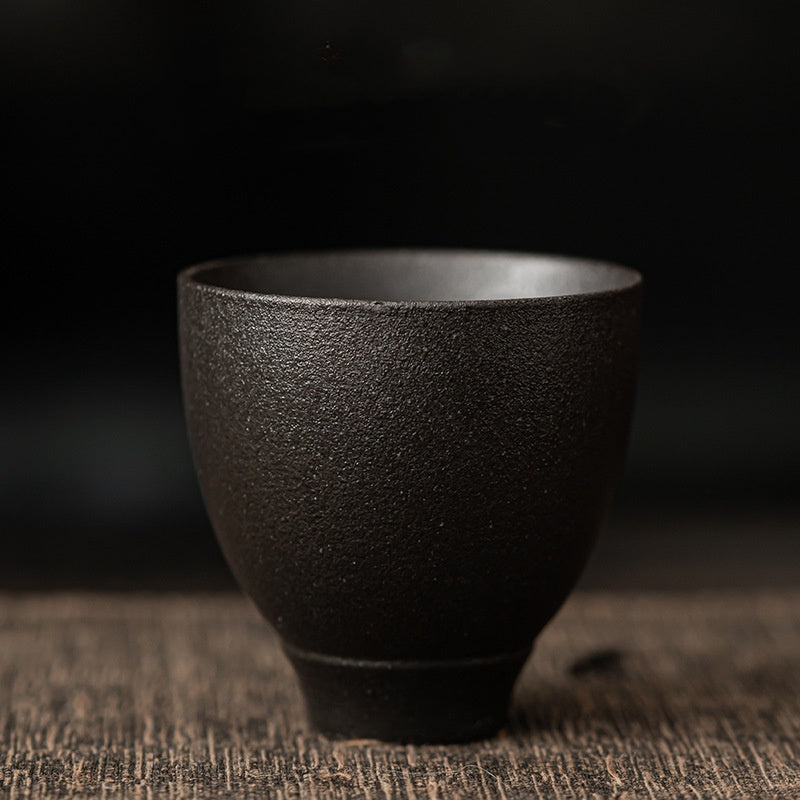 Japanese Handmade Retro Coarse Pottery Tea Cup