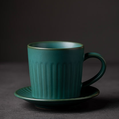 Japanese retro coffee cup and saucer ceramic cup