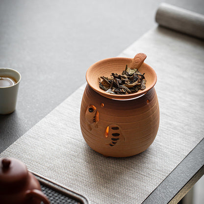 Kitten tea roaster，Japanese tea sets，ceramic teapot