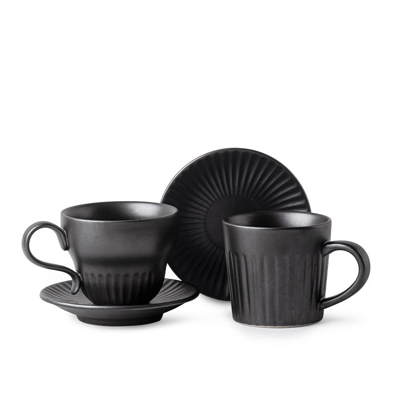 Japanese retro coffee cup and saucer ceramic cup