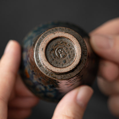 Bronze Glaze Handmade Ceramic Tea Cup