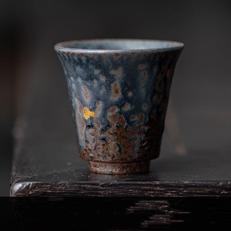 Bronze Glaze Handmade Ceramic Tea Cup