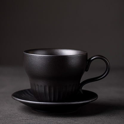 Japanese retro coffee cup and saucer ceramic cup