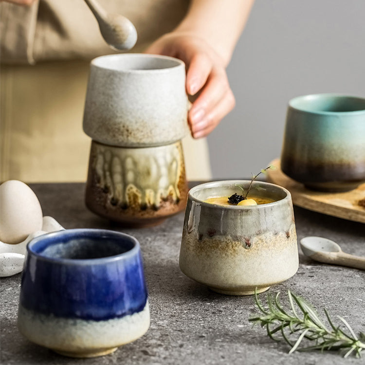 Japanese retro ceramic coffee cups